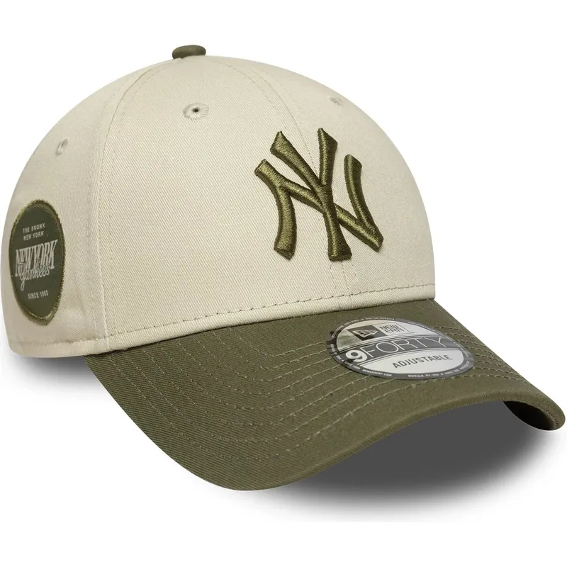 lippikset-kaareva-monivarinen-saadettava-nauha-9forty-side-patch-new-york-yankees-mlb-new-era