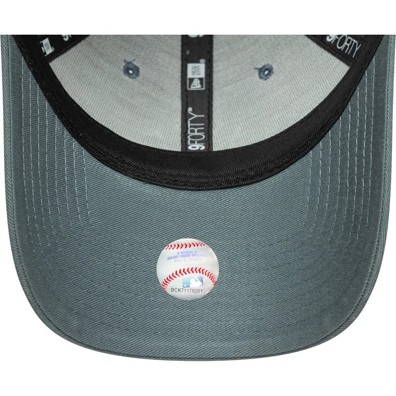 lippikset-kaareva-harmaa-saadettava-nauha-9forty-league-essential-new-york-yankees-mlb-new-era