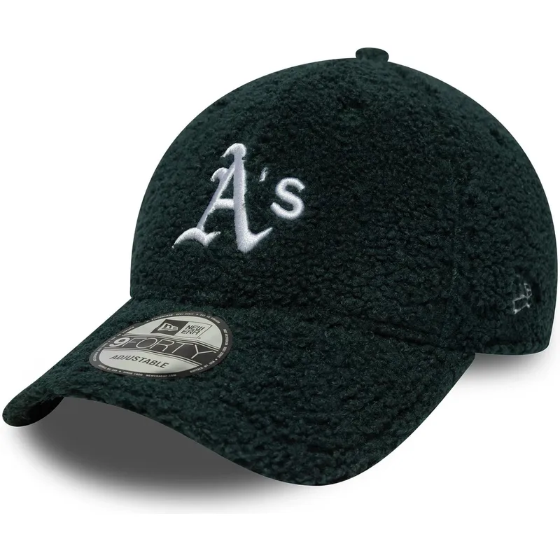 cap-kaareva-green-adjustable-strap-9forty-winter-borg-oakland-athletics-mlb-new-era