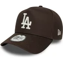 cap-kaareva-brown-snapback-9forty-e-frame-side-patch-los-angeles-dodgers-mlb-new-era