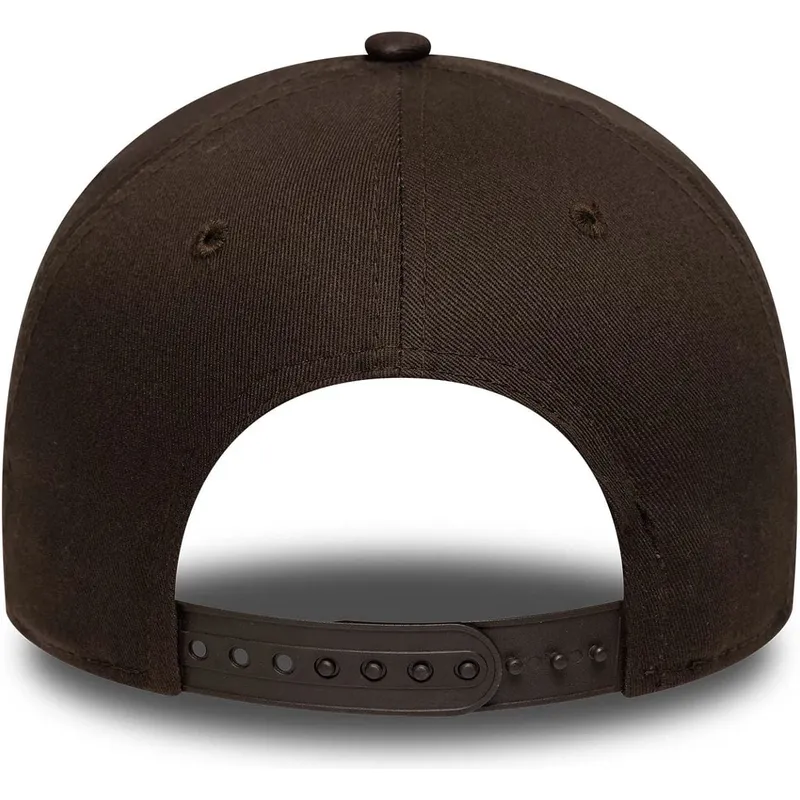 cap-kaareva-brown-snapback-9forty-e-frame-side-patch-los-angeles-dodgers-mlb-new-era