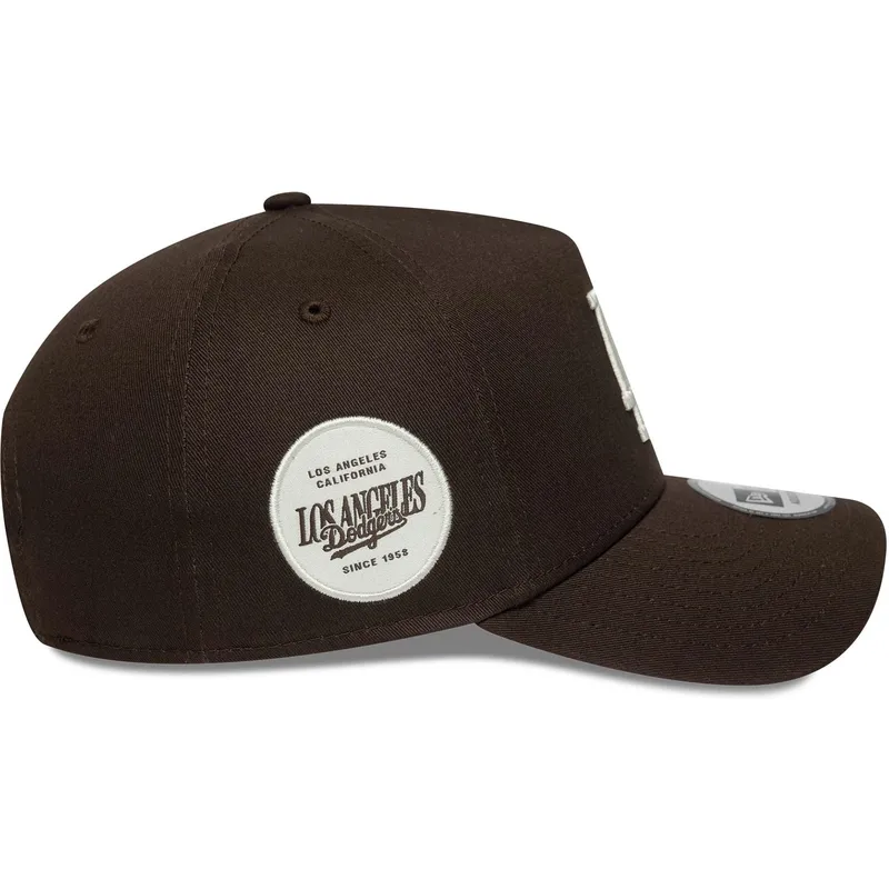 lippikset-kaareva-ruskea-snapback-9forty-e-frame-side-patch-los-angeles-dodgers-mlb-new-era lippikset-kaareva-ruskea-snapback-9forty-e-frame-side-patch-los-angeles-dodgers-mlb-new-era