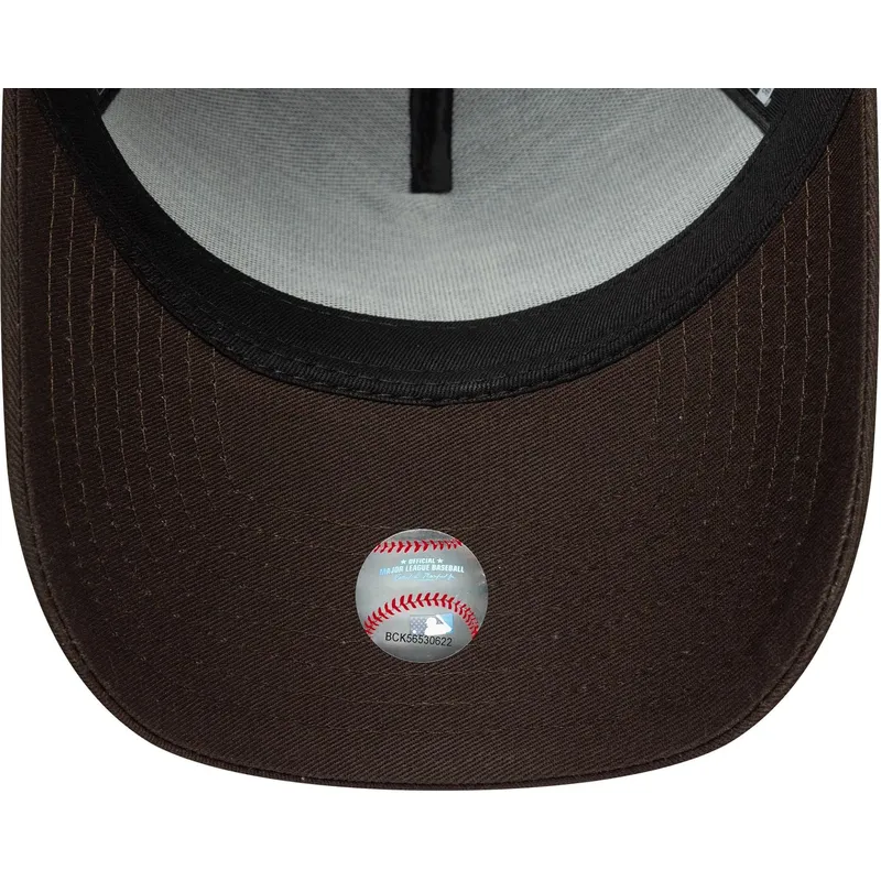 cap-kaareva-brown-snapback-9forty-e-frame-side-patch-los-angeles-dodgers-mlb-new-era