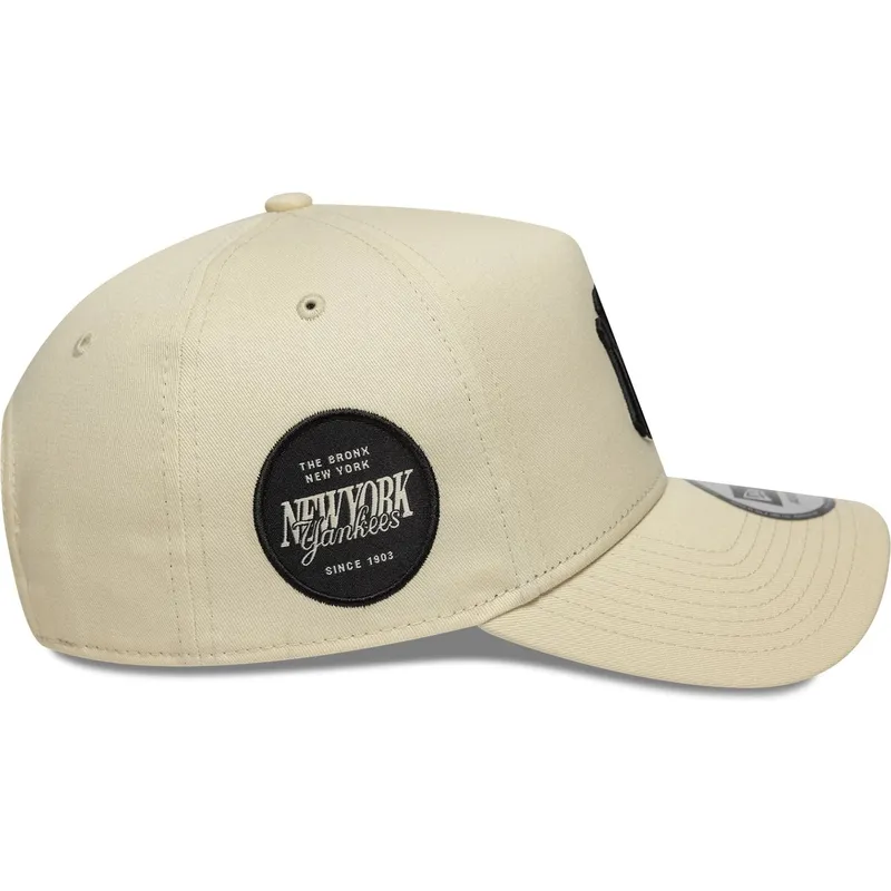 lippikset-kaareva-beige-snapback-9forty-e-frame-side-patch-new-york-yankees-mlb-new-era lippikset-kaareva-beige-snapback-9forty-e-frame-side-patch-new-york-yankees-mlb-new-era
