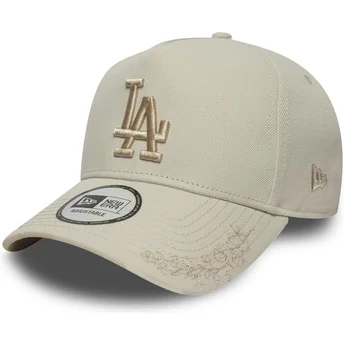 Lippikset kaareva beige snapback 9FORTY E Frame Tonal Icon Los Angeles Dodgers MLB New Era