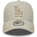 cap-kaareva-beige-snapback-9forty-e-frame-tonal-icon-los-angeles-dodgers-mlb-new-era