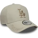 cap-kaareva-beige-snapback-9forty-e-frame-tonal-icon-los-angeles-dodgers-mlb-new-era