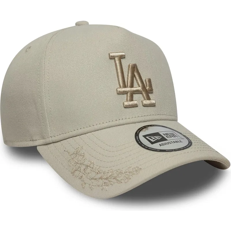 cap-kaareva-beige-snapback-9forty-e-frame-tonal-icon-los-angeles-dodgers-mlb-new-era