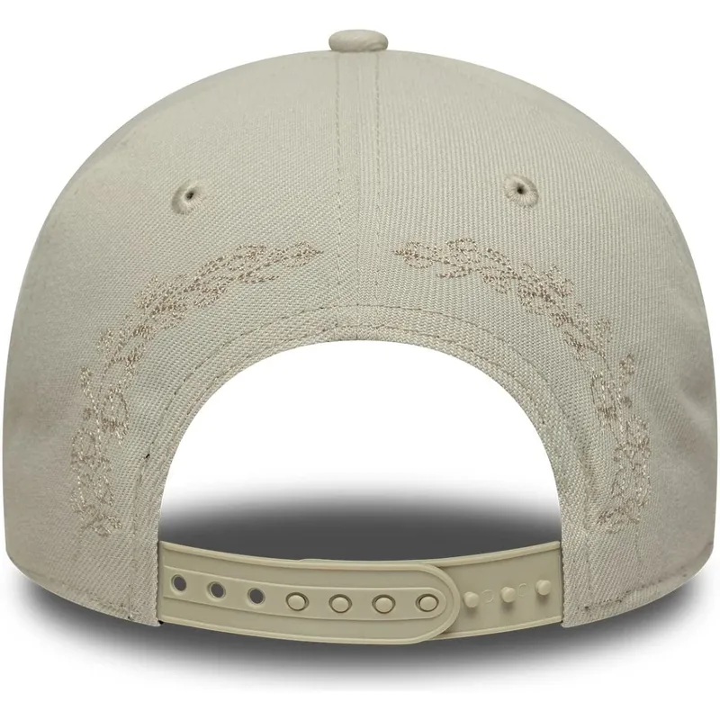 lippikset-kaareva-beige-snapback-9forty-e-frame-tonal-icon-los-angeles-dodgers-mlb-new-era