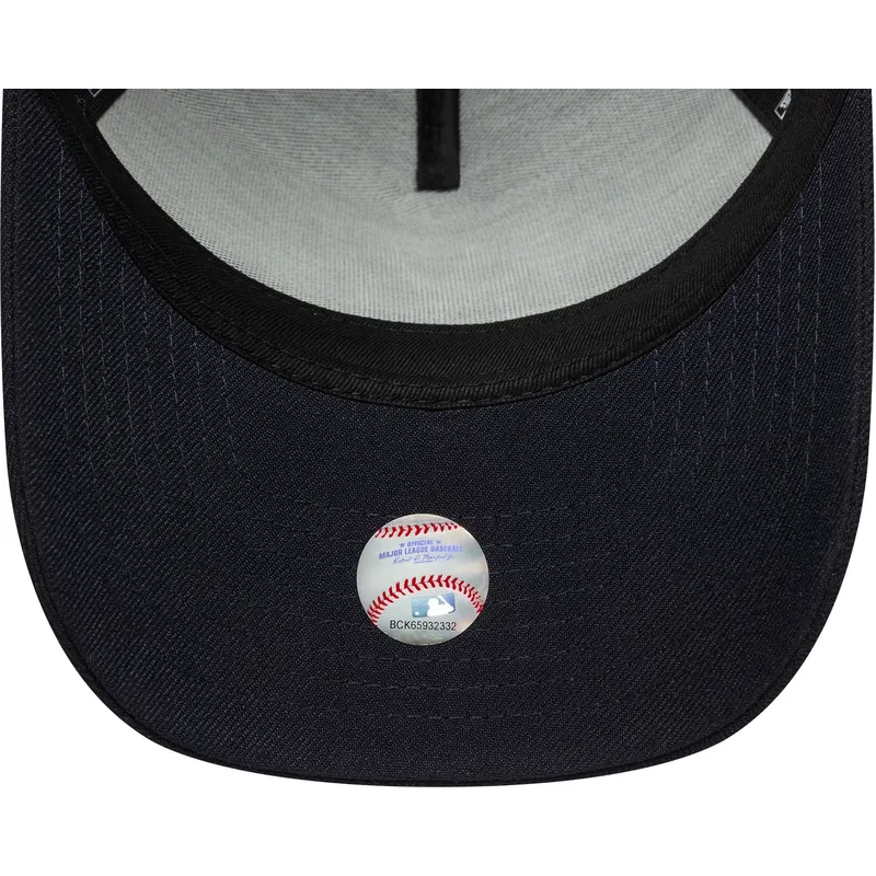 lippikset-kaareva-laivastonsininen-snapback-9forty-e-frame-tonal-icon-new-york-yankees-mlb-new-era