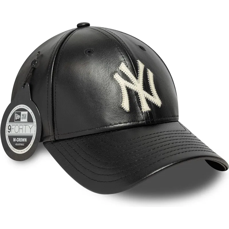 lippikset-kaareva-musta-saadettava-nauha-9forty-m-crown-img-leather-new-york-yankees-mlb-new-era lippikset-kaareva-musta-saadettava-nauha-9forty-m-crown-img-leather-new-york-yankees-mlb-new-era