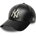 lippikset-kaareva-musta-saadettava-nauha-9forty-m-crown-img-leather-new-york-yankees-mlb-new-era