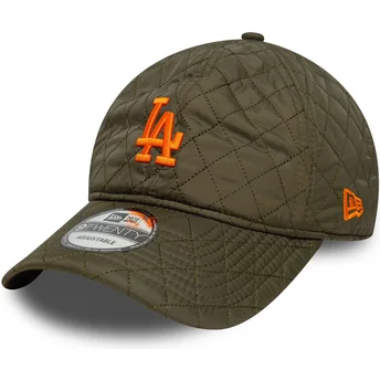 Cap kaareva green adjustable strap 9TWENTY Quilted Los Angeles Dodgers MLB New Era