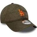 lippikset-kaareva-vihrea-saadettava-nauha-9twenty-quilted-los-angeles-dodgers-mlb-new-era