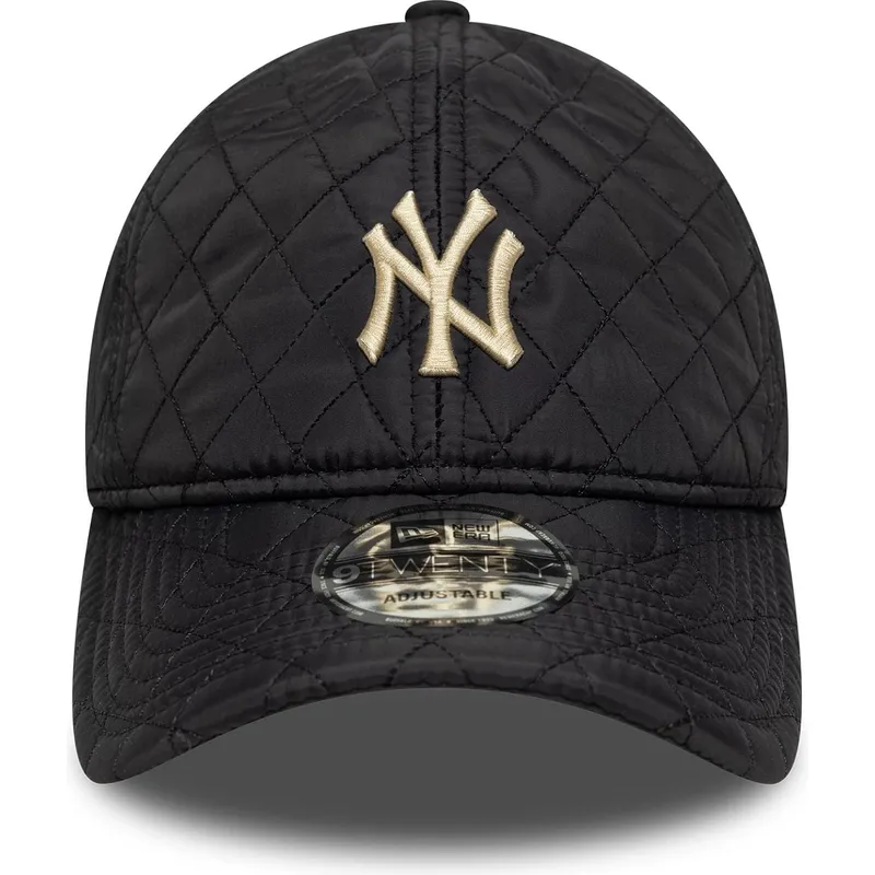 cap-kaareva-black-adjustable-strap-9twenty-quilted-new-york-yankees-mlb-new-era cap-kaareva-black-adjustable-strap-9twenty-quilted-new-york-yankees-mlb-new-era