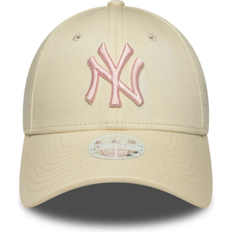 lippikset-kaareva-beige-saadettava-nauha-rosa-9forty-league-essential-new-york-yankees-mlb-new-era lippikset-kaareva-beige-saadettava-nauha-rosa-9forty-league-essential-new-york-yankees-mlb-new-era