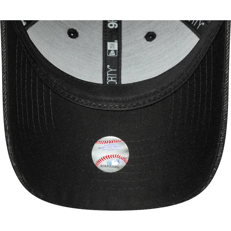 lippikset-kaareva-musta-saadettava-nauha-9forty-sequin-denim-los-angeles-dodgers-mlb-new-era lippikset-kaareva-musta-saadettava-nauha-9forty-sequin-denim-los-angeles-dodgers-mlb-new-era