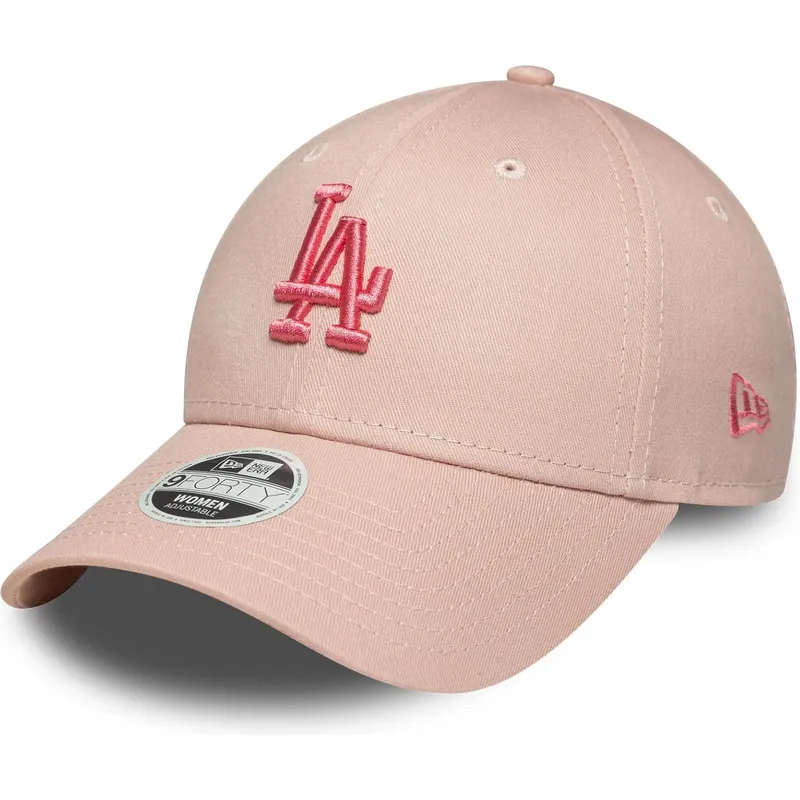 lippikset-kaareva-vaaleanpunainen-saadettava-nauha-9forty-league-essential-los-angeles-dodgers-mlb-new-era