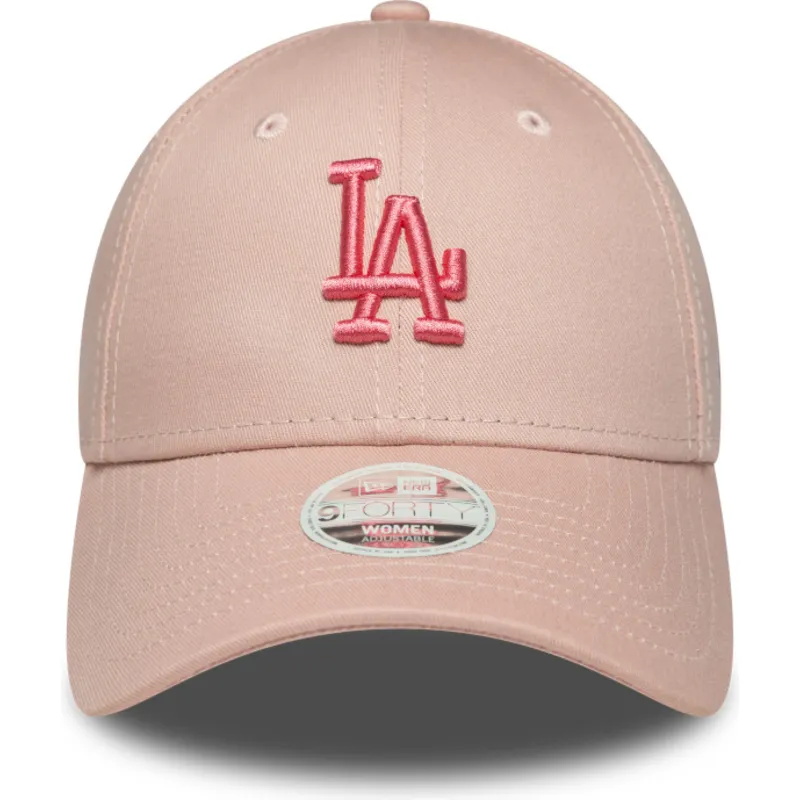 lippikset-kaareva-vaaleanpunainen-saadettava-nauha-9forty-league-essential-los-angeles-dodgers-mlb-new-era