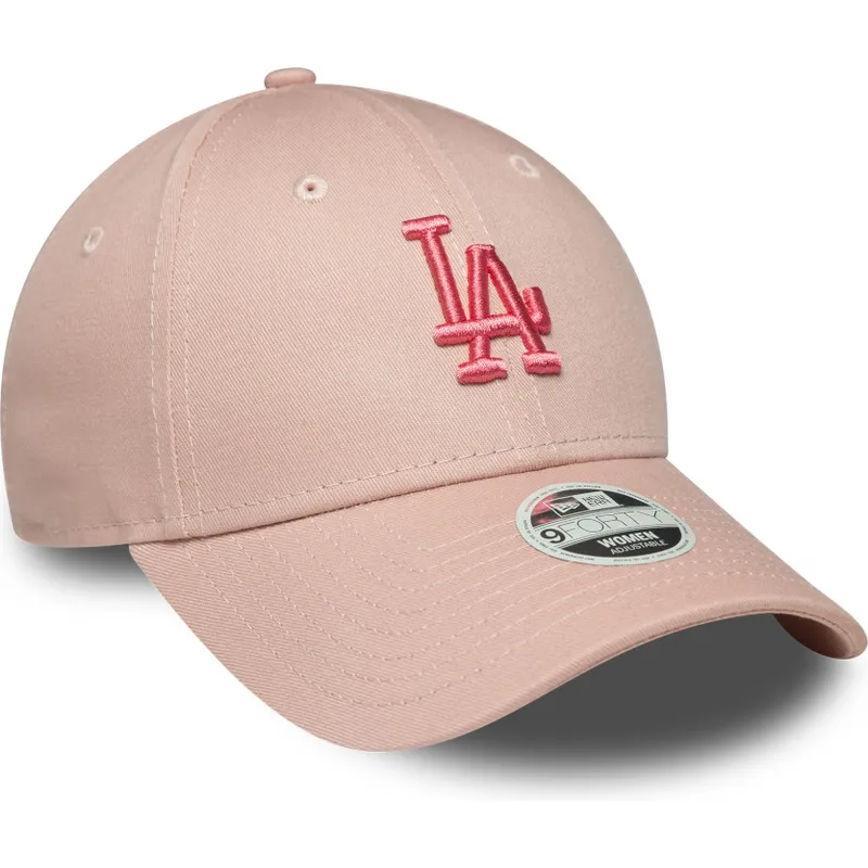 lippikset-kaareva-vaaleanpunainen-saadettava-nauha-9forty-league-essential-los-angeles-dodgers-mlb-new-era