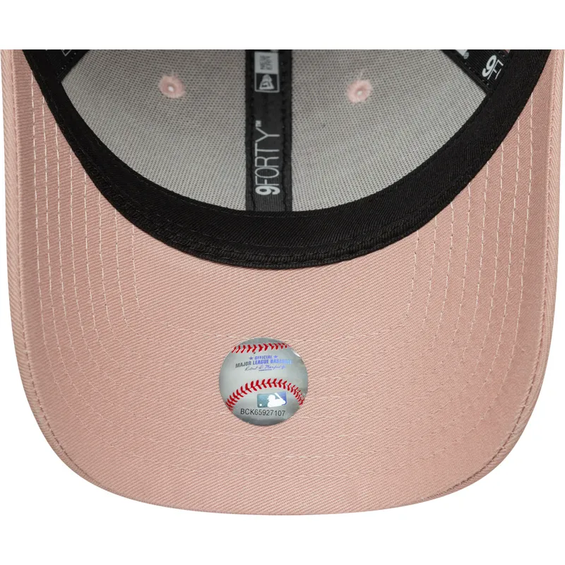 lippikset-kaareva-vaaleanpunainen-saadettava-nauha-9forty-league-essential-los-angeles-dodgers-mlb-new-era