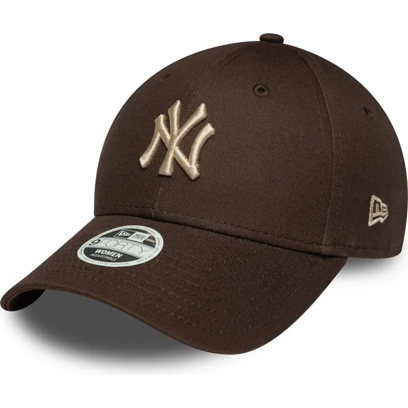 lippikset-kaareva-ruskea-saadettava-nauha-9forty-league-essential-new-york-yankees-mlb-new-era lippikset-kaareva-ruskea-saadettava-nauha-9forty-league-essential-new-york-yankees-mlb-new-era