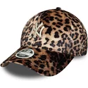 lippikset-kaareva-leopardi-saadettava-nauha-9forty-leo-velour-new-york-yankees-mlb-new-era