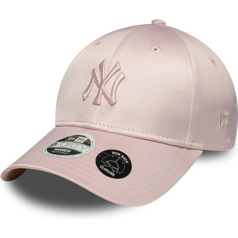 lippikset-kaareva-vaaleanpunainen-saadettava-nauha-9forty-satin-bow-back-new-york-yankees-mlb-new-era lippikset-kaareva-vaaleanpunainen-saadettava-nauha-9forty-satin-bow-back-new-york-yankees-mlb-new-era