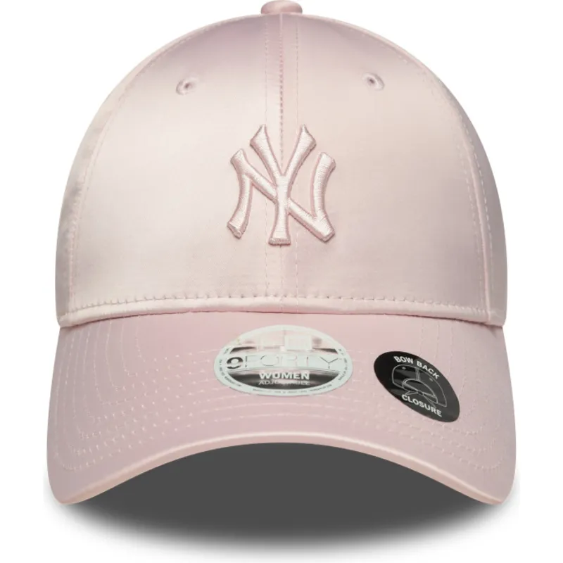 lippikset-kaareva-vaaleanpunainen-saadettava-nauha-9forty-satin-bow-back-new-york-yankees-mlb-new-era lippikset-kaareva-vaaleanpunainen-saadettava-nauha-9forty-satin-bow-back-new-york-yankees-mlb-new-era
