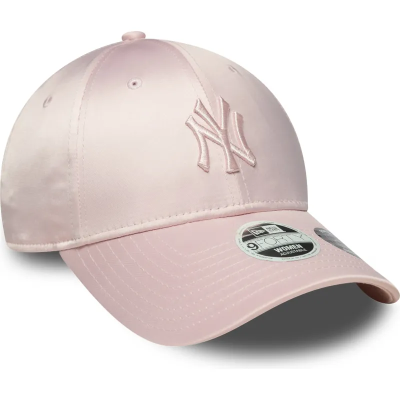 lippikset-kaareva-vaaleanpunainen-saadettava-nauha-9forty-satin-bow-back-new-york-yankees-mlb-new-era lippikset-kaareva-vaaleanpunainen-saadettava-nauha-9forty-satin-bow-back-new-york-yankees-mlb-new-era