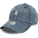 lippikset-kaareva-sininen-saadettava-nauha-9twenty-denim-los-angeles-dodgers-mlb-new-era