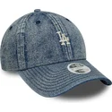 lippikset-kaareva-sininen-saadettava-nauha-9twenty-denim-los-angeles-dodgers-mlb-new-era