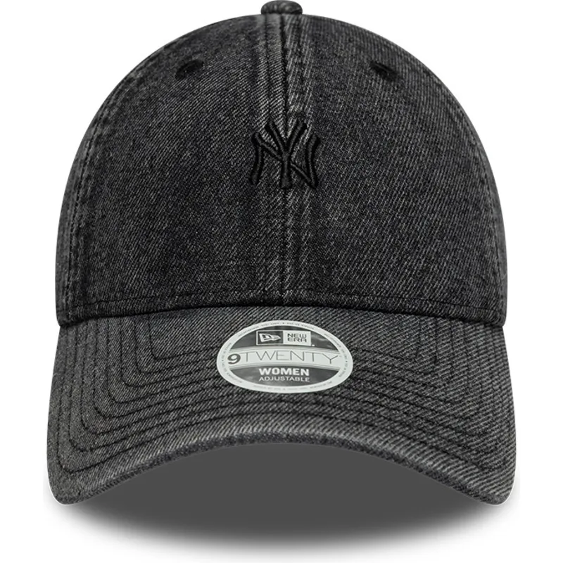 cap-kaareva-black-adjustable-strap-9twenty-denim-new-york-yankees-mlb-new-era cap-kaareva-black-adjustable-strap-9twenty-denim-new-york-yankees-mlb-new-era