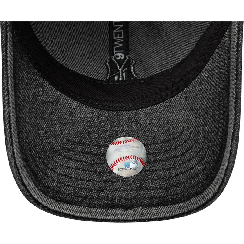 cap-kaareva-black-adjustable-strap-9twenty-denim-new-york-yankees-mlb-new-era cap-kaareva-black-adjustable-strap-9twenty-denim-new-york-yankees-mlb-new-era