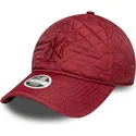 lippikset-kaareva-punainen-saadettava-nauha-9twenty-padded-new-york-yankees-mlb-new-era