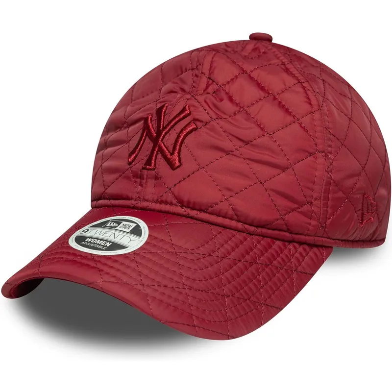 lippikset-kaareva-punainen-saadettava-nauha-9twenty-padded-new-york-yankees-mlb-new-era