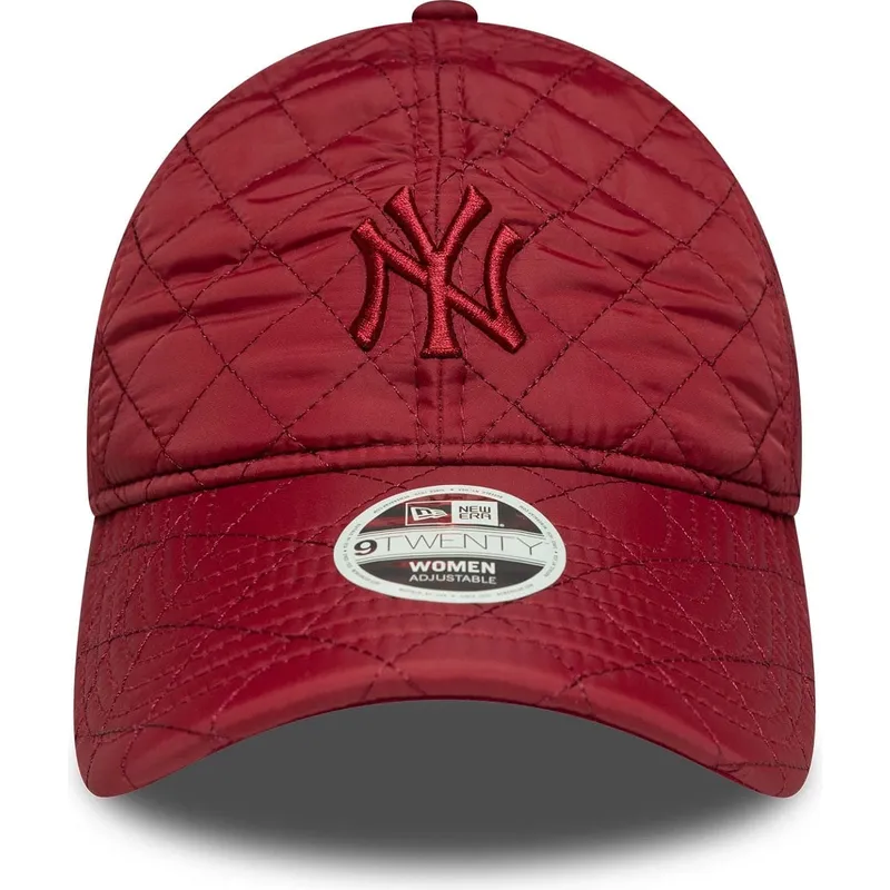 lippikset-kaareva-punainen-saadettava-nauha-9twenty-padded-new-york-yankees-mlb-new-era