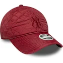 lippikset-kaareva-punainen-saadettava-nauha-9twenty-padded-new-york-yankees-mlb-new-era