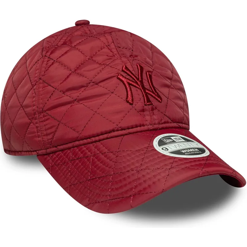 lippikset-kaareva-punainen-saadettava-nauha-9twenty-padded-new-york-yankees-mlb-new-era