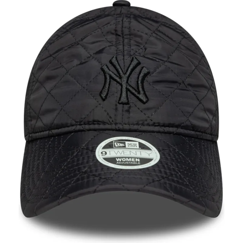 lippikset-kaareva-musta-saadettava-nauha-9twenty-padded-new-york-yankees-mlb-new-era
