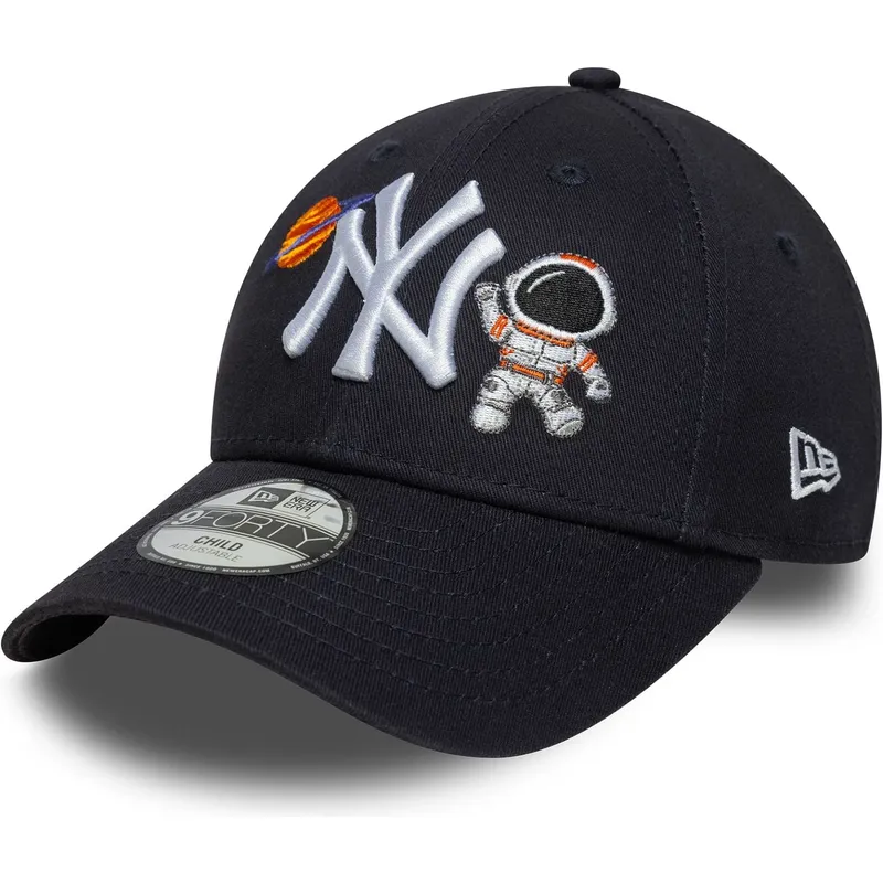 lippikset-kaareva-laivastonsininen-saadettava-nauha-lapsille-9forty-space-icon-new-york-yankees-mlb-new-era