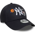 lippikset-kaareva-laivastonsininen-saadettava-nauha-lapsille-9forty-space-icon-new-york-yankees-mlb-new-era