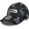 cap-kaareva-black-adjustable-strap-lapsille-9forty-new-era