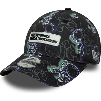 Cap kaareva black adjustable strap lapsille 9FORTY New Era