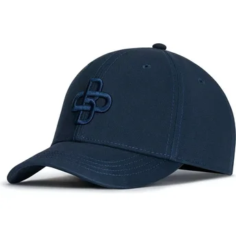 Cap kaareva navy blue adjustable strap Oblack