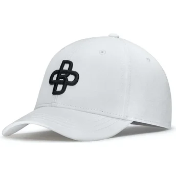 Lippikset kaareva valkoinen säädettävä nauha Baseball Peach OBL042 Oblack
