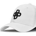 lippikset-kaareva-valkoinen-saadettava-nauha-baseball-peach-obl042-oblack