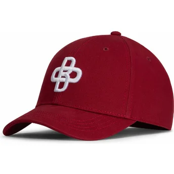 Cap kaareva red adjustable strap Oblack