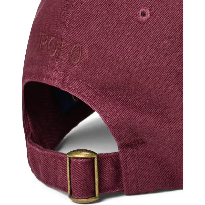 lippikset-kaareva-punainen-saadettava-nauha-cotton-chino-classic-sport-polo-ralph-lauren lippikset-kaareva-punainen-saadettava-nauha-cotton-chino-classic-sport-polo-ralph-lauren