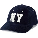 lippikset-kaareva-laivastonsininen-saadettava-nauha-ny-patch-authentic-corduroy-polo-ralph-lauren